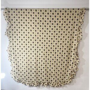 Mid Century/Vintage/Retro/Cottage Long Flower Oval Tablecloth 🌼